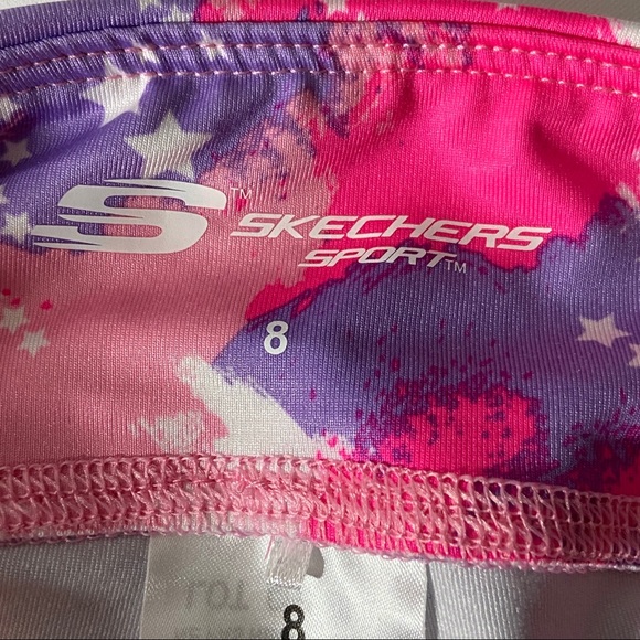 Skechers Sports Yoga Pants Pink Abstract Size 8 - Picture 4 of 7